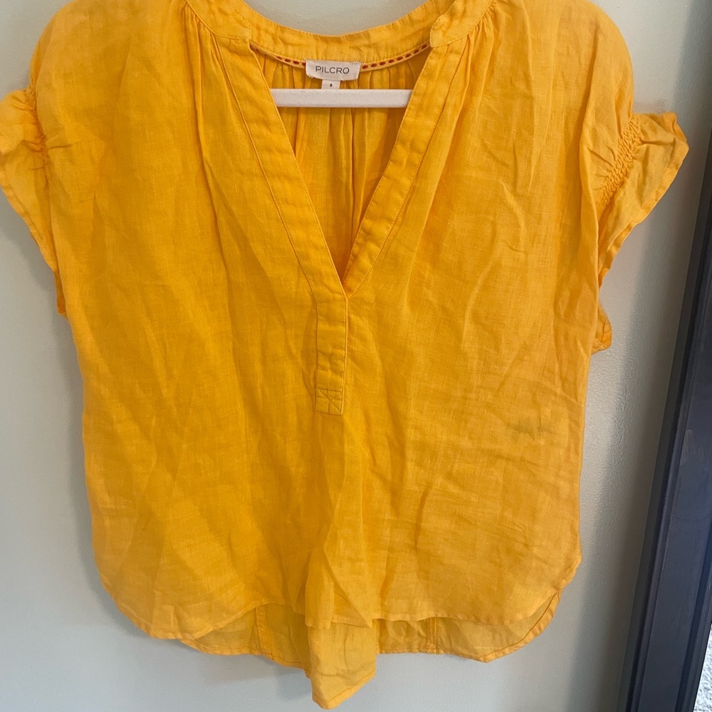 Pilcro Golden Yellow Blouse